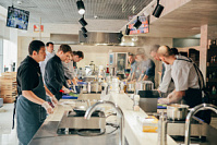 Soft opening and menu preparation